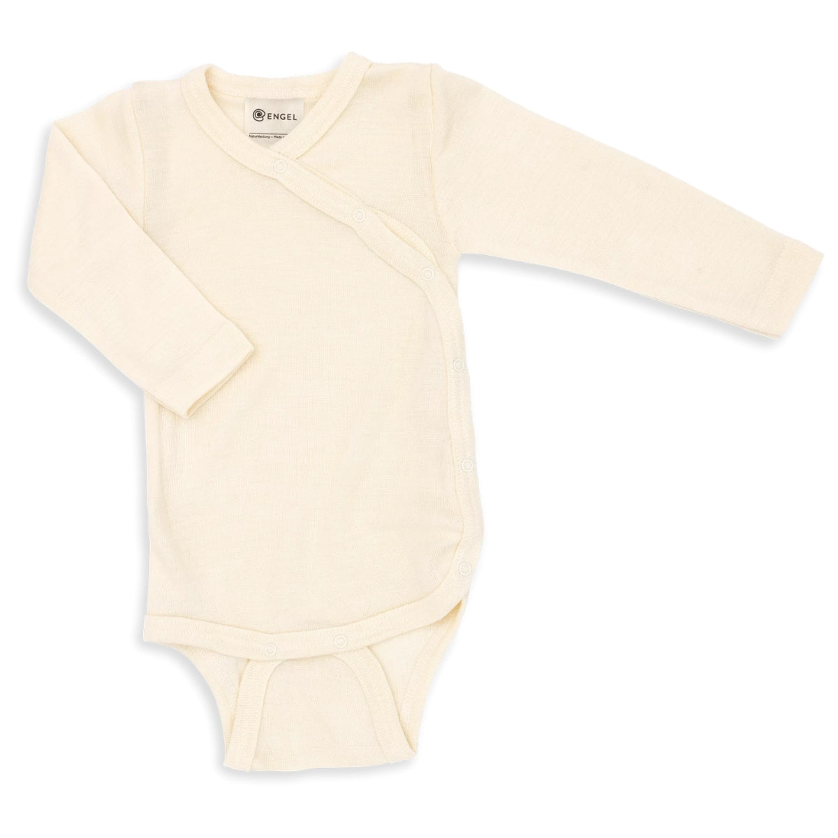 Wickel-Body Wolle/Seide Langarm