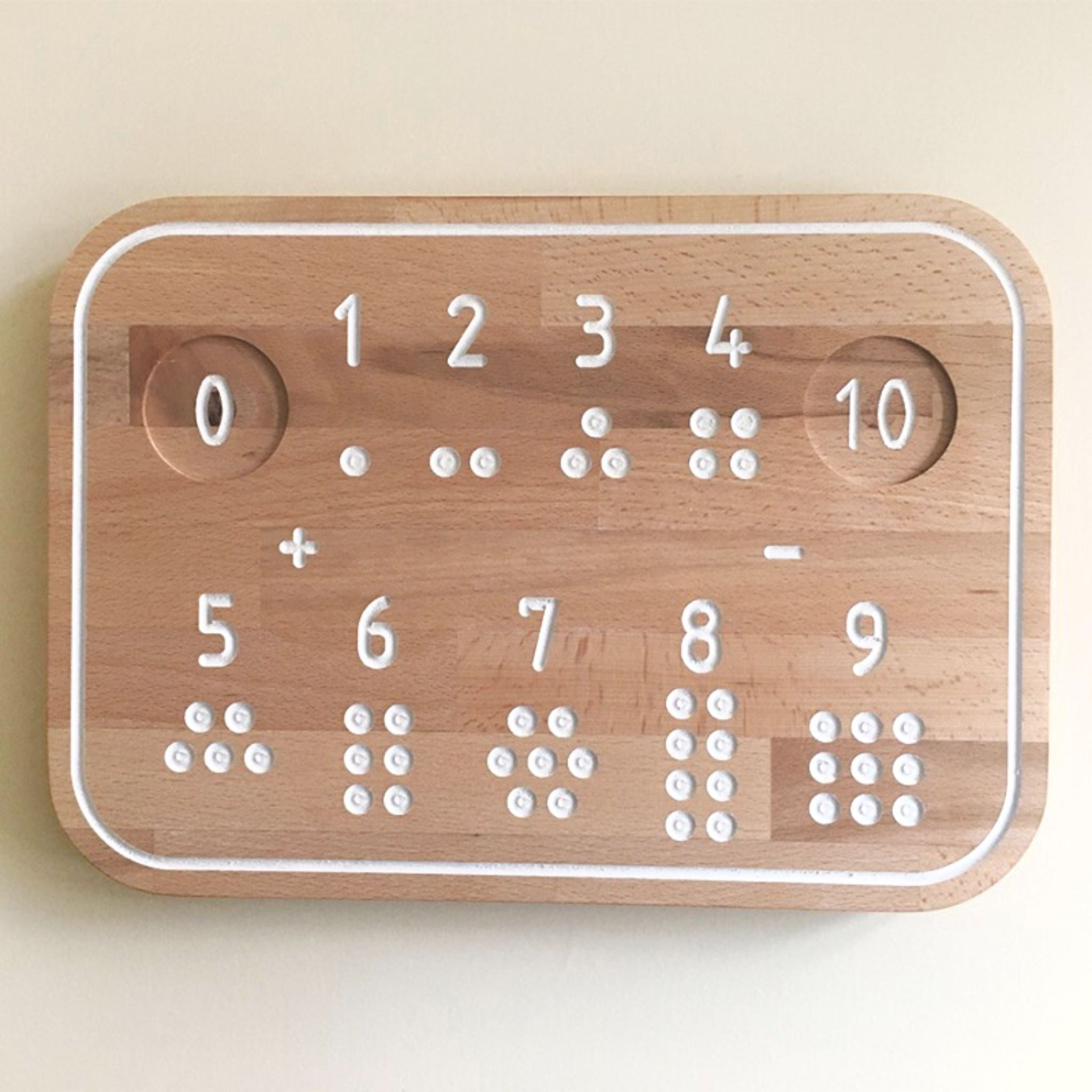 Montessori Holzspurbrett &