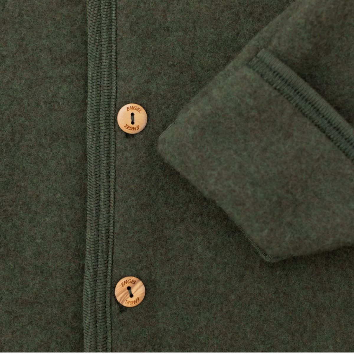 Woll-Fleece Baby-Overall mit Kapuze und Umschlägen an Armen und Beinen