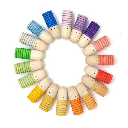 Die freundliche Spielfiguren &